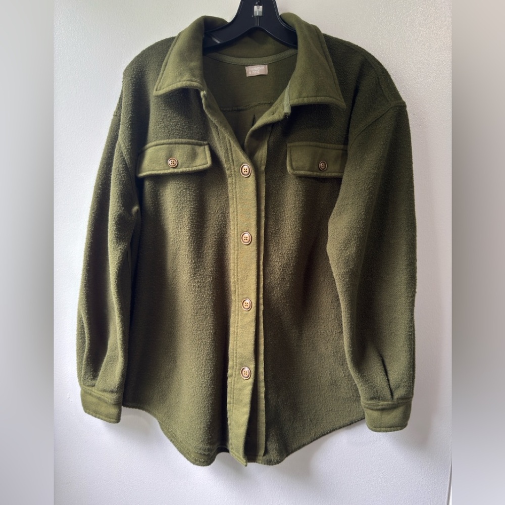 Summer & Rose Oversized Tucson Shirt Jacket Sz S/M - Picture 4 of 12